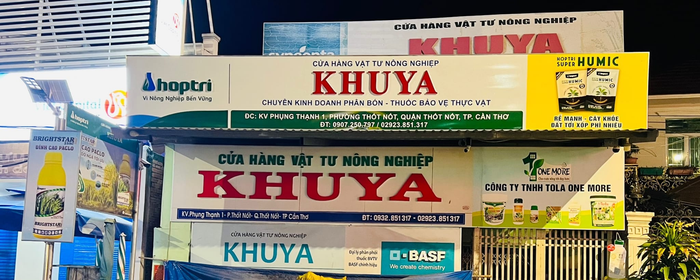 Hệ thống phân phối và trưng bày sản phẩm chuyên nghiệp tại Vật Tư Nông Nghiệp Khuya