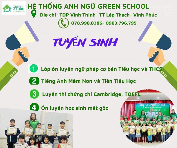 Hình ảnh ấn tượng về Green School Lập Thạch