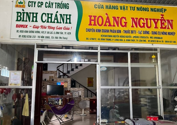 Không gian trưng bày đa dạng tại Vật tư Nông nghiệp Hoàng Nguyễn