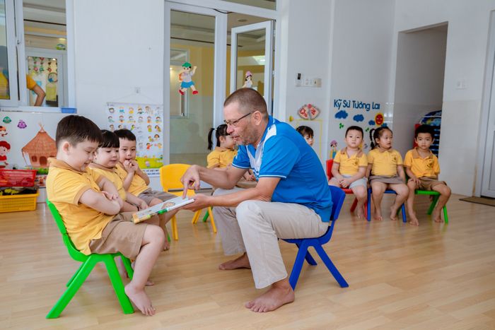 Không gian học tập hiện đại tại Trường Mầm Non Chất Lượng Cao Ong Vàng