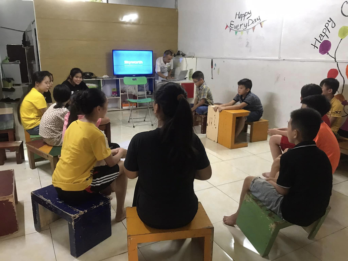 Hình ảnh giảng dạy tại Gecko English