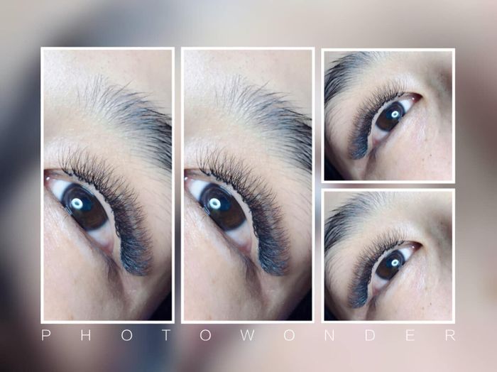 Hình ảnh thực tế quy trình nối mi tại Thi Thi Spa & Eyelash