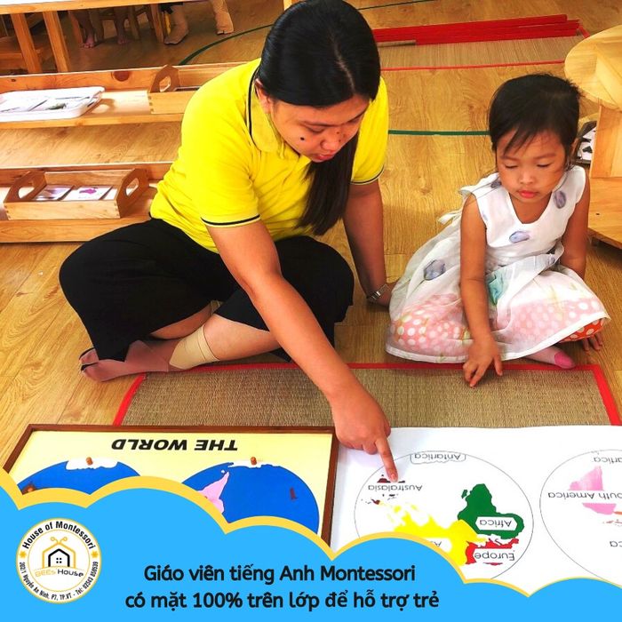 Không gian học tập Montessori tại BEEs' House