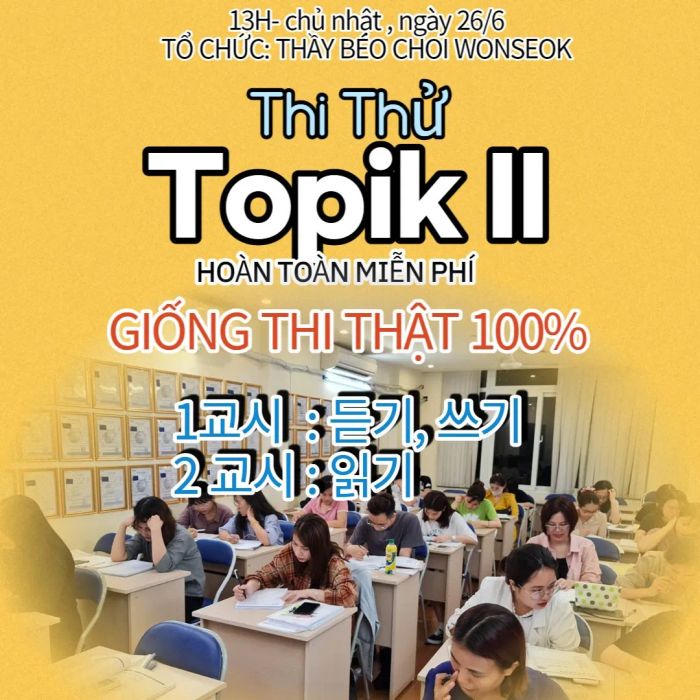 Không gian học tập hiện đại tại Trung tâm Tiếng Hàn thầy Béo