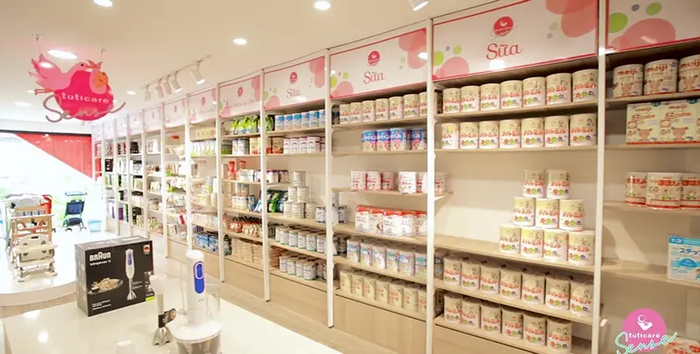 Không gian mua sắm tiện nghi tại TutiCare