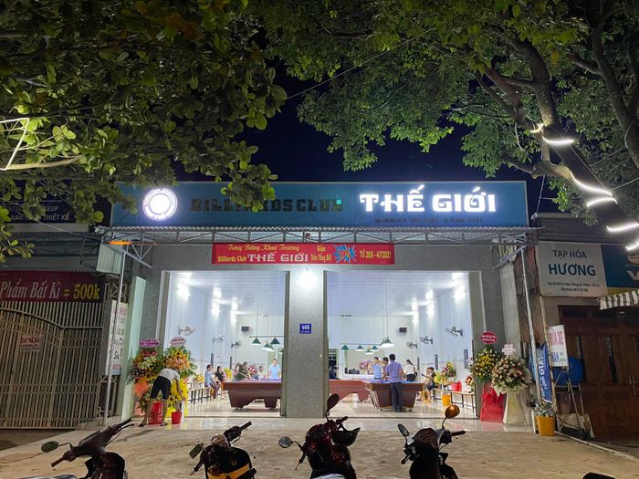 Không gian hiện đại tại Thế Giới Billiards Club