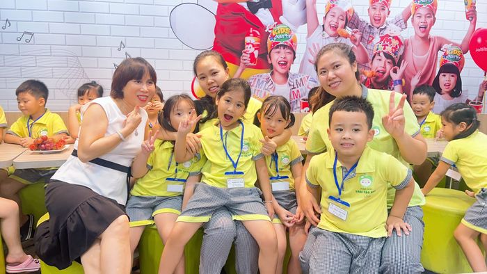 Góc vui chơi sáng tạo tại Trường Mầm Non Trái Táo Nhỏ