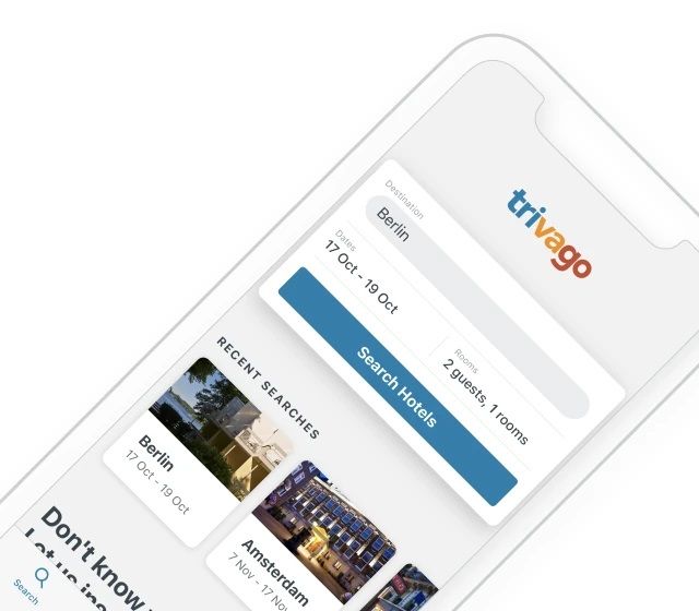 Trải nghiệm tìm kiếm khách sạn trên Trivago