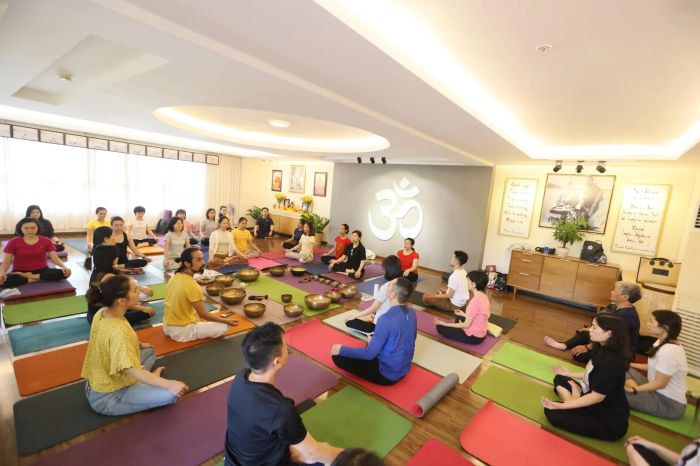 Không gian tĩnh lặng tại Vĩnh Xuân Yoga