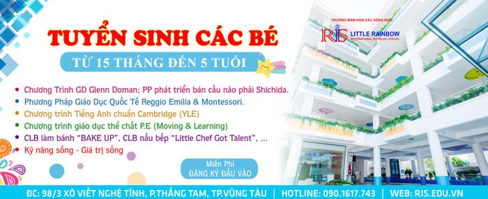 Hoạt động ngoại khóa sáng tạo tại Little Rainbow Preschool