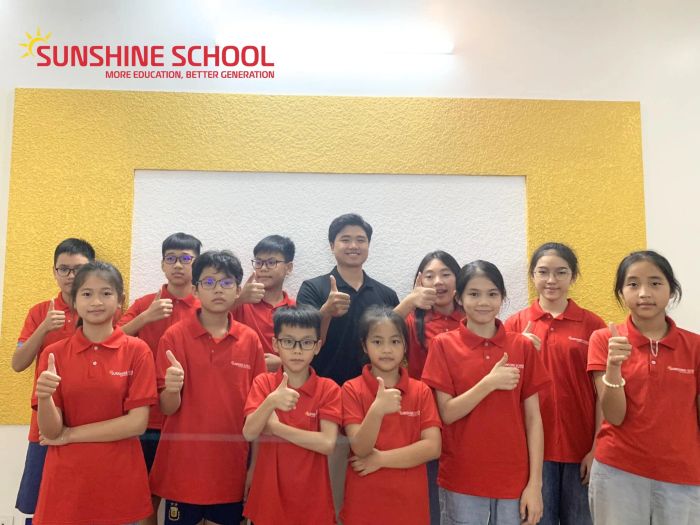 Không gian học tập hiện đại tại Anh Ngữ Sunshine School