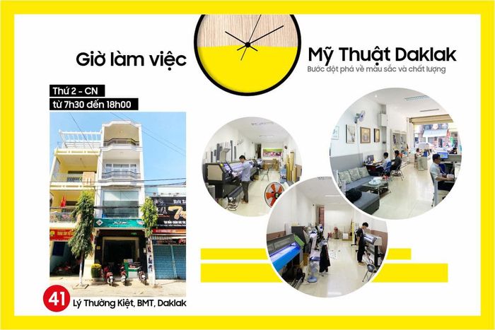 Hình ảnh sản phẩm in ấn tại Mỹ Thuật Daklak