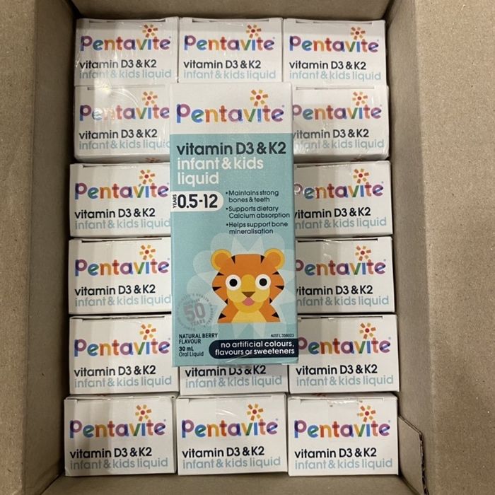 Siro Pentavite Vitamin D & K2 - Bộ ảnh minh họa chất lượng chuẩn Úc