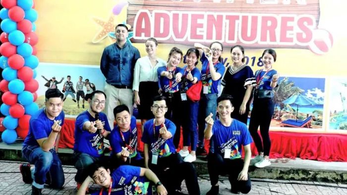 Hình ảnh lớp học tại International English