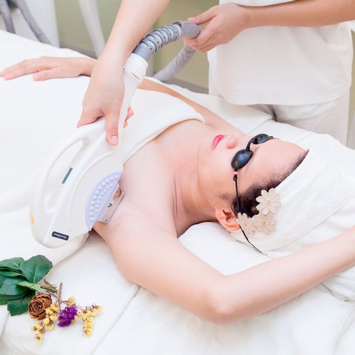 Hình ảnh hiện đại về công nghệ triệt lông tại Thẩm mỹ viện Thu Minh