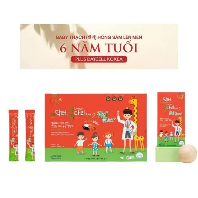 Hình ảnh thạch hồng sâm lên men Hàn Quốc 6 năm tuổi Plus Daycell Korea phiên bản đặc biệt