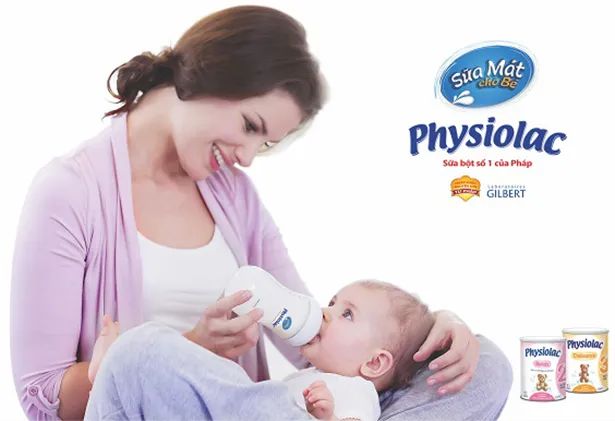 Hình ảnh bao bì sữa Physiolac các dòng sản phẩm