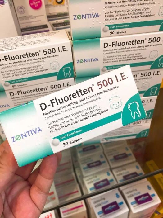 Hình ảnh sản phẩm Vitamin D Fluoretten chính hãng
