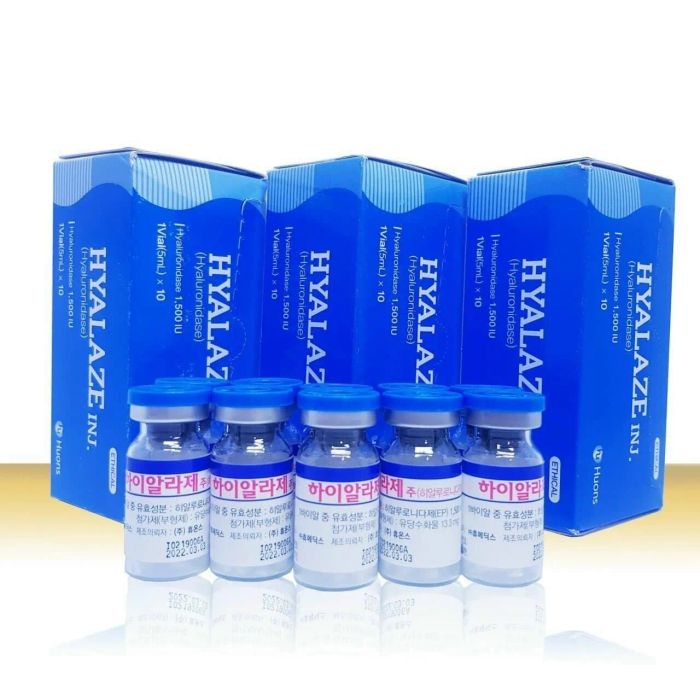 Hình ảnh minh họa sản phẩm tiêm tan filler Liporase Hyalaze