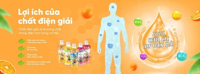Hình ảnh chính thức nước điện giải ZOZO