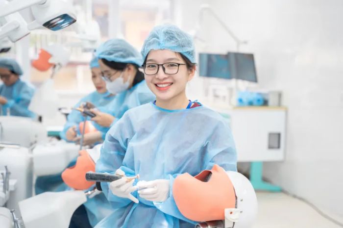 Hình ảnh giảng đường Đại học Y Hà Nội - Biểu tượng của nền y học Việt Nam