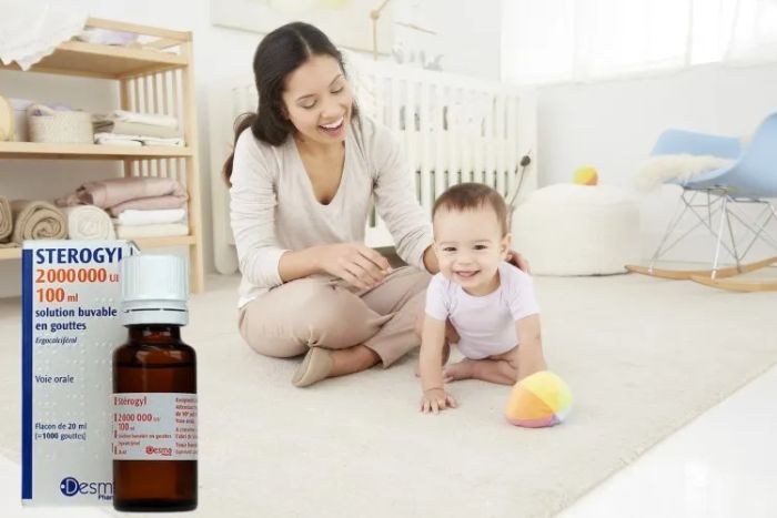 Hình ảnh Vitamin D Sterogyl - Khoảnh khắc thuần khiết cho hành trình lớn khôn