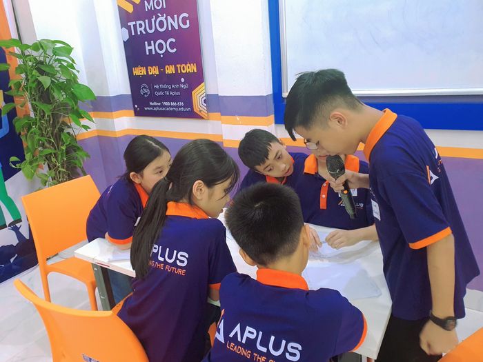 Không gian học tập hiện đại tại Aplus English Bỉm Sơn