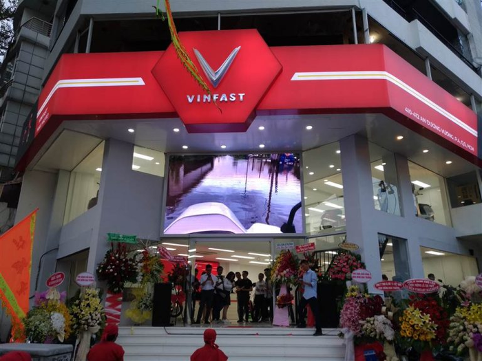 Không gian trưng bày hiện đại tại VinFast Times City