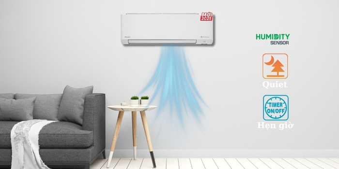 Máy lạnh Daikin Inverter 2 Hp FTKY50ZVMV có nhiều tiện ích