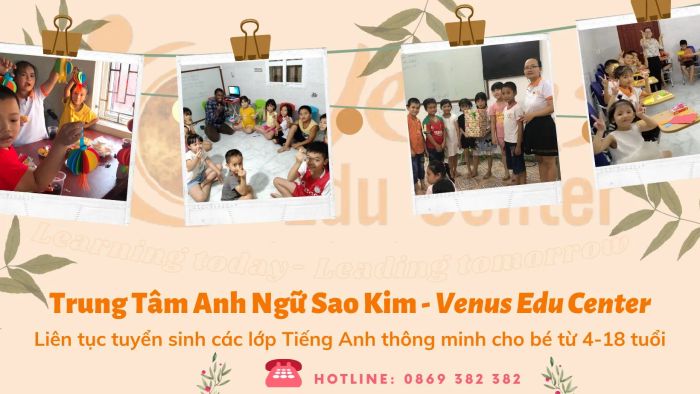 Lớp học sinh động tại Venus Edu Center