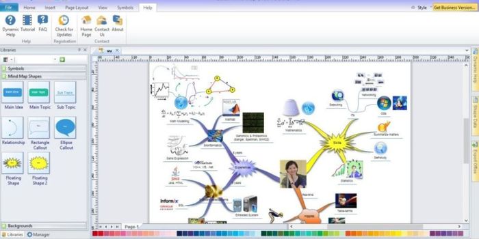 Thư viện mẫu sơ đồ tư duy đa dạng từ Edraw Mind Map