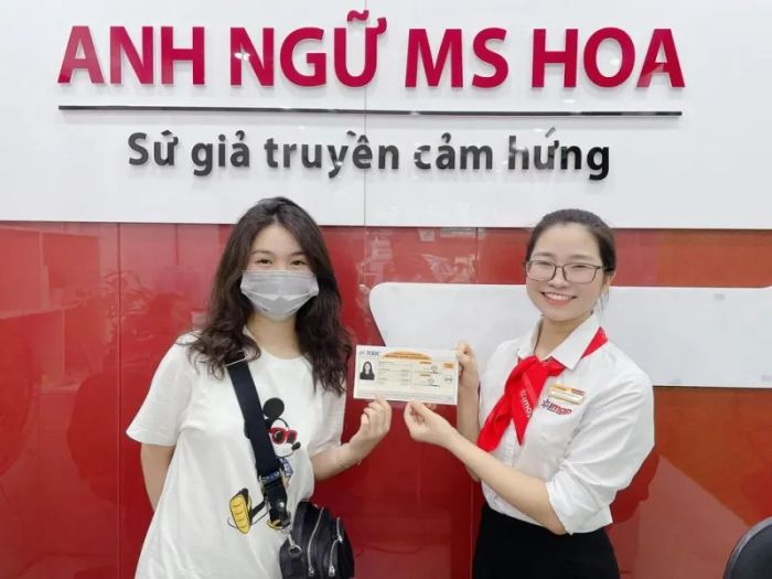 Giờ học tương tác sôi nổi cùng giáo viên Ms Hoa TOEIC
