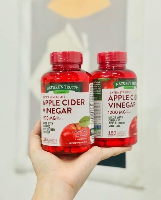 Hình ảnh sản phẩm viên giấm táo hữu cơ Apple Cider Vinegar 1200mg