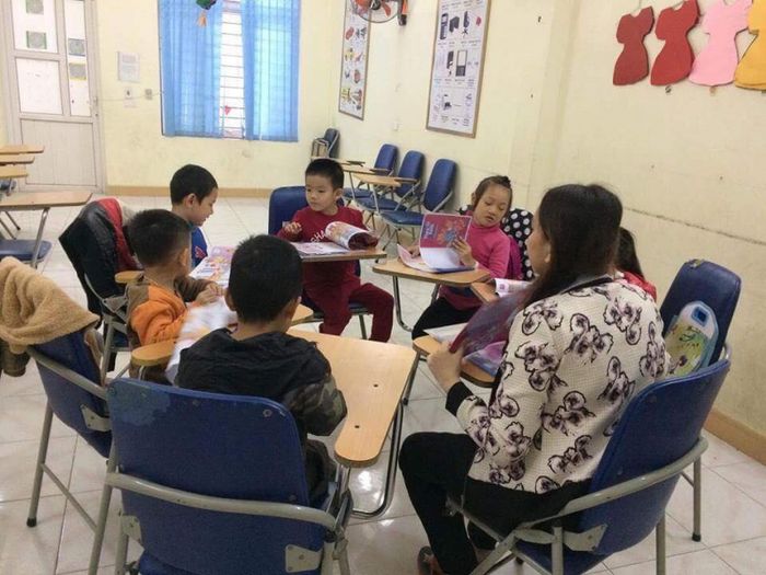 Hình ảnh lớp học tương tác tại Anh Ngữ Globals