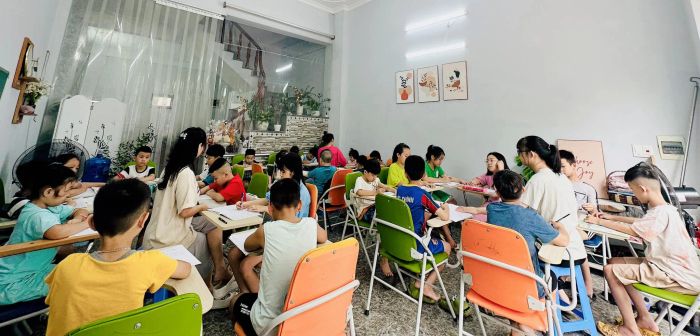 Hình ảnh lớp học tại Trung Tâm Thuỳ Linh