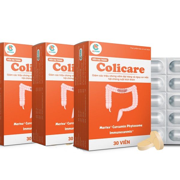 Hình ảnh bao bì và tem chống giả Viên Đại Tràng Colicare