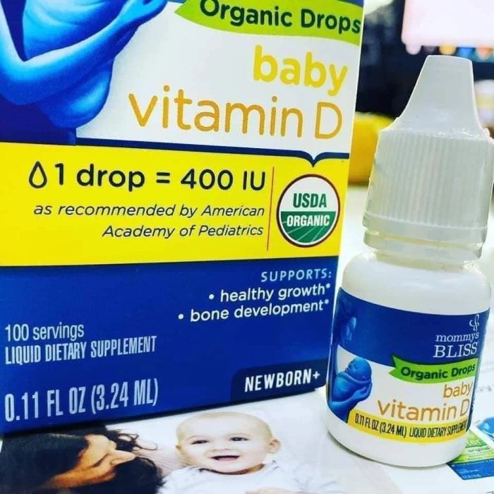 Hình ảnh chính hãng Vitamin D3 Mommys Bliss Organic Drops