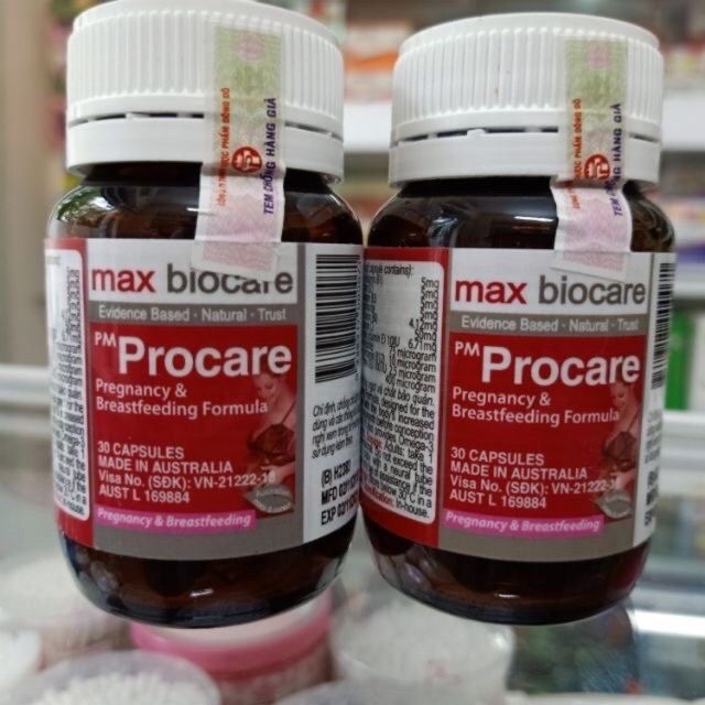 Viên Uống Hỗ Trợ Bổ Sung Vitamin & Khoáng Chất Cho Bà Bầu PM Procare - Hình ảnh sản phẩm 1