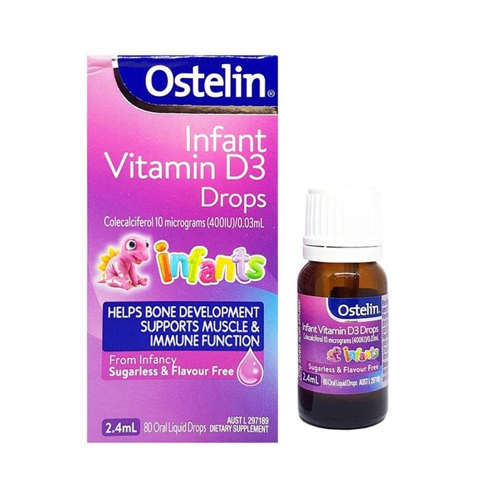 Ostelin Vitamin D3 Drops - Hình ảnh thực tế sản phẩm chuẩn Úc