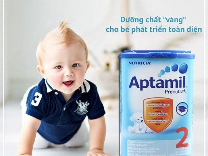 Hình ảnh chân thực sữa Aptamil Đức