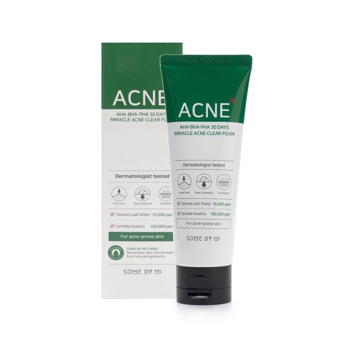 Hình ảnh Sữa Rửa Mặt Some By Mi AHA-BHA-PHA 30 Days Miracle Acne Clear Foam - Thiết kế sang trọng
