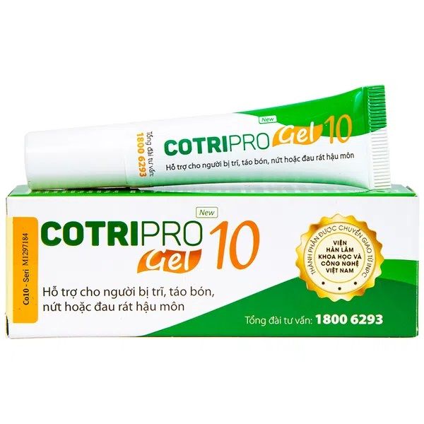 Hình ảnh minh họa cách sử dụng Cotripro Gel