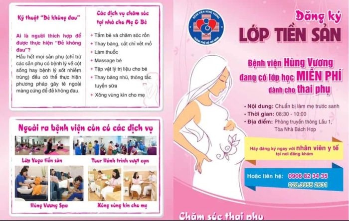 Thư viện ảnh Bệnh viện Hùng Vương - Lớp học thực hành chăm bé