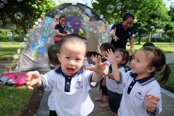 Không gian học tập hiện đại tại Global Kids Quận 3