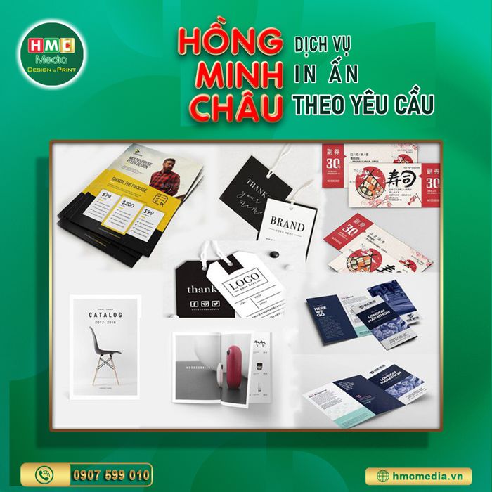Bộ sưu tập thành phẩm ấn tượng từ Hồng Minh Châu Media