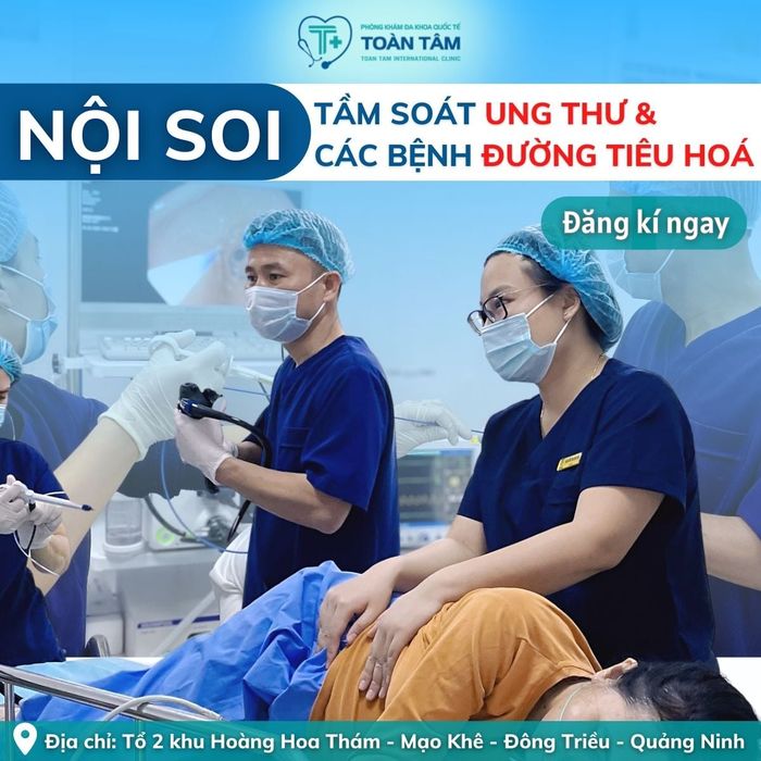 Hình ảnh phòng nội soi tiêu chuẩn tại Phòng khám Đa khoa Quốc Tế Toàn Tâm