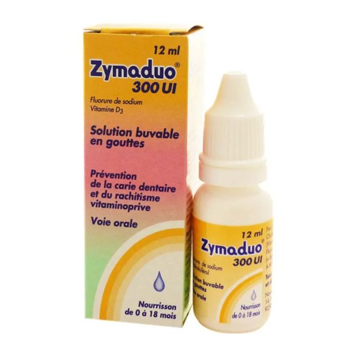 Zymaduo 300UI Vitamin D3 & Fluor - Hình ảnh 1