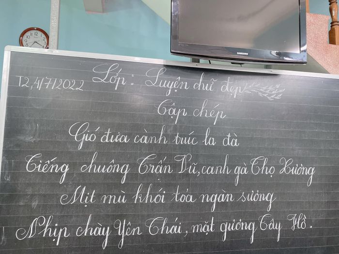 Hình ảnh học viên đang luyện tập tại Mai Liên