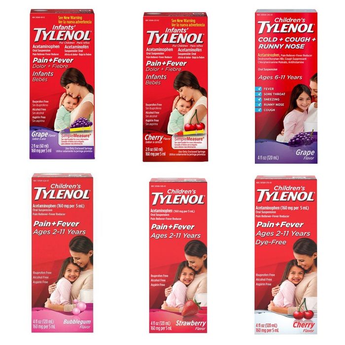 Siro Giảm Đau, Hạ Sốt Tylenol hình ảnh 2