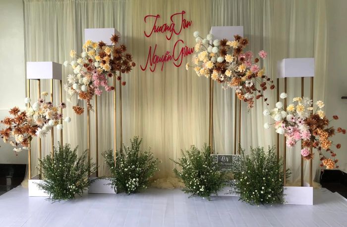 Sảnh cưới sang trọng tại Nhà Hàng Cherry Anh Đào